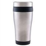 Legend - 16 Oz. Stainless Steel Tumbler Full Color - Silver/Black