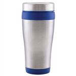 Legend - 16 Oz. Stainless Steel Tumbler Full Color - Silver/Blue