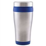Legend - 16 Oz. Stainless Steel Tumbler - Silver/Blue