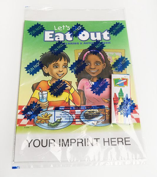 Main Product Image for Let's Go Eat Out Coloring Book Fun Pack