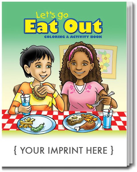 Main Product Image for Let's Go Eat Out Coloring Book