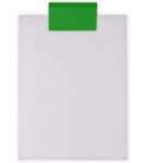 Letter Clipboard - White with Green Clip