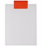 Letter Clipboard - White with Orange Clip