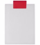 Letter Clipboard - White with Red Clip