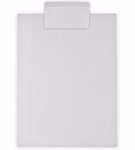 Letter Clipboard - White with White Clip