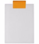 Letter Clipboard - White with Yellow Clip