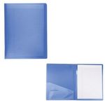 Letter Size Folder w/ Writing Pad - Reflex Blue