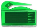 Letter Slitter, Screen Cleaner, and Keyboard Brush Tool - Translucent Green