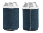 Liam Denim Neoprene Can Insulator - White