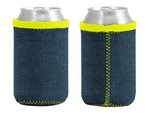 Liam Denim Neoprene Can Insulator - Yellow