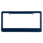 License Plate Frame (2 Holes - Straight Bottom) - Dark Blue