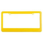 License Plate Frame (2 Holes - Straight Bottom) - Yellow