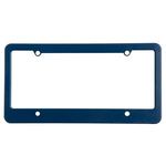 License Plate Frame (4 Holes - Straight Bottom) - Dark Blue