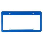 License Plate Frame (4 Holes - Straight Top) - Blue