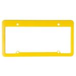 License Plate Frame (4 Holes - Straight Top) - Yellow