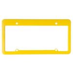 License Plate Frame (4 Holes - Straight Top) - Yellow