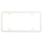 License Plate Frame (4 Holes - Universal) - White