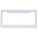 License Plate Frame - White