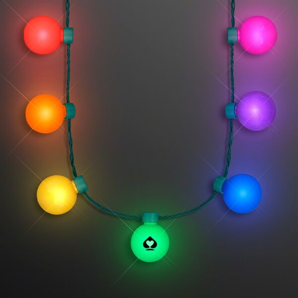 Main Product Image for Light Globes Rainbow Party Necklace