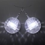 Light Projecting Disco Ball Earrings, 1 Pair -  