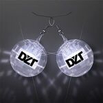 Light Projecting Disco Ball Earrings, 1 Pair -  