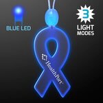 Buy Light-up acrylic ribbon LED necklace - Blue