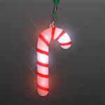 Light Up Candy Cane Necklace -  