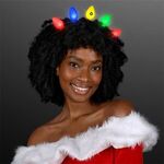 Light Up Christmas Bulbs Headband -  