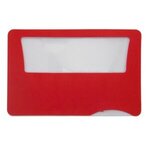 Light Up Credit Card Magnifier - Red