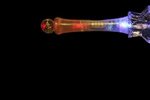 Light Up Fiber Optic Star LED Glow Wand - Multi Color
