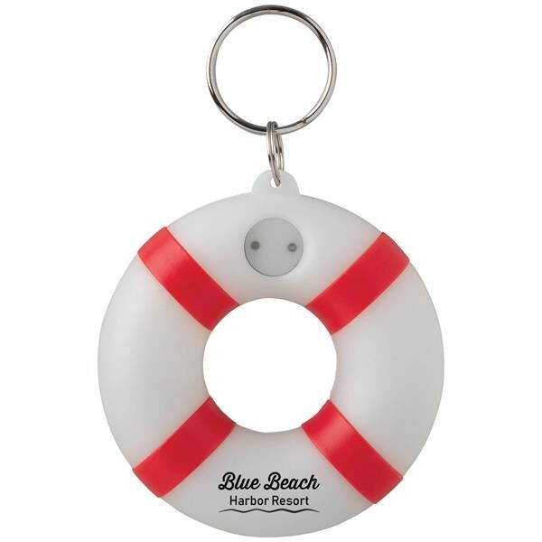 Main Product Image for Light Up Floating Lifesaver Keytag