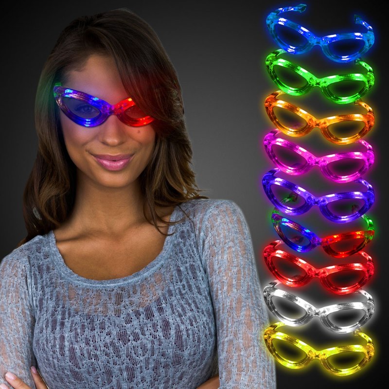 Main Product Image for Custom Sunglasses Light Up Glow Flashing LED