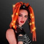 Light Up Hair Noodle Headband - Orange -  