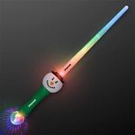 Light Up Holiday Expandable Sword Toys - Green-white-multi Color