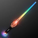 Light Up Holiday Expandable Sword Toys - White-black-multi Color