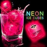 Light Up Ice Cubes Neon -  