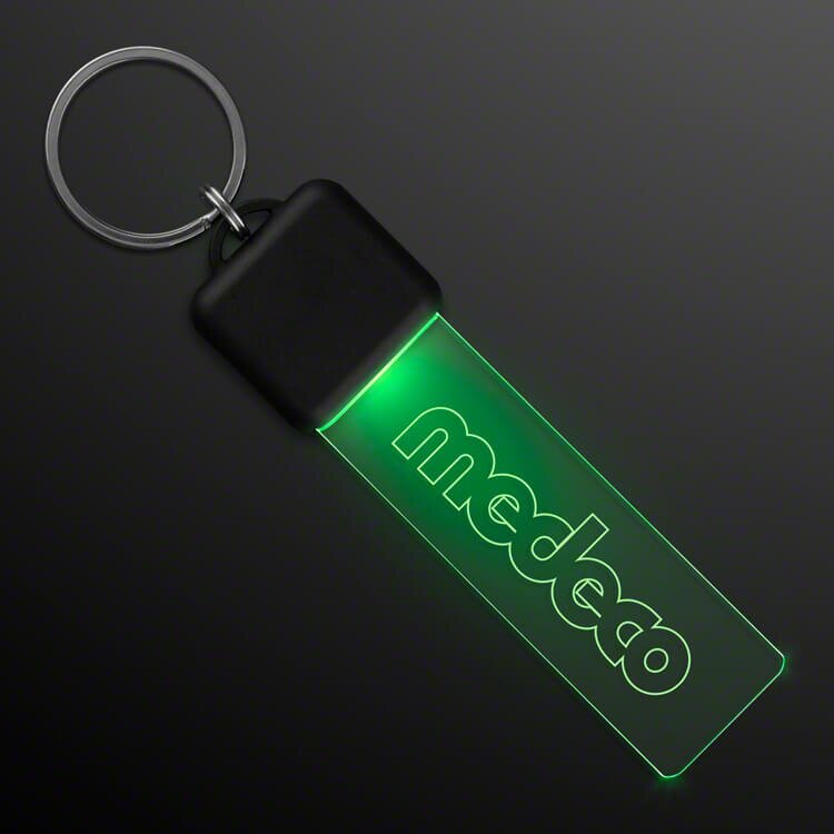 Main Product Image for Light Up Keychain - Jade Green