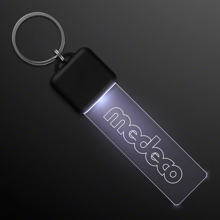 Main Product Image for Light Up Keychain - White