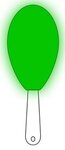 Light Up Maracas - Black-red-green