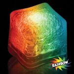 Light Up Premium LitedIce Brand Ice Cube, Digi-Print - Rainbow