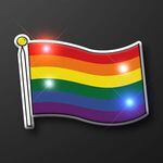 Light Up Rainbow Pride Flag Pins -  