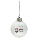 Light-Up Shatter Resistant Ornament - Frosted