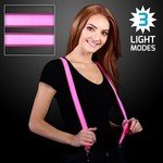 LIGHT UP SUSPENDERS WITH LEDS - Pink