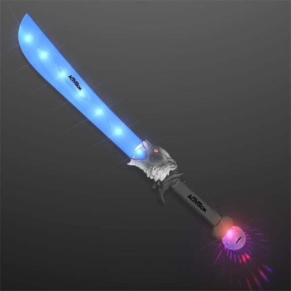 Main Product Image for Custom Printed Light Up Wild Animal Toy Sword