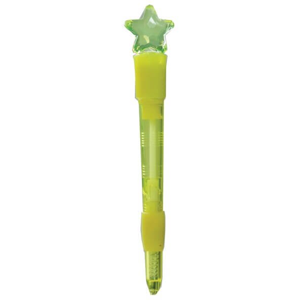 Main Product Image for Promotional Light Up Yellow Star Pen