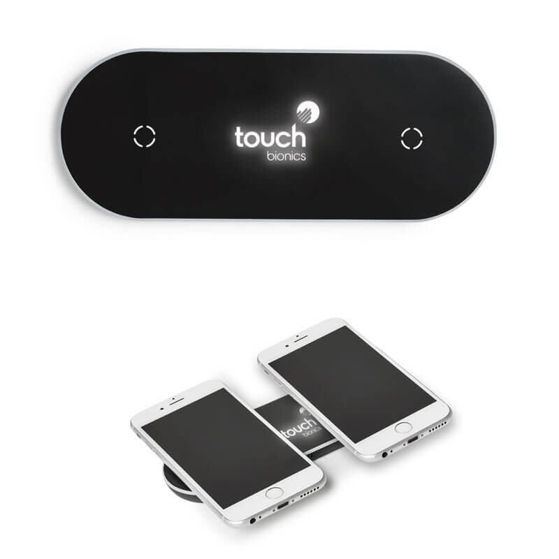 Main Product Image for Advertising Light-Up-Your-Logo Duo Wireless Charging Pads
