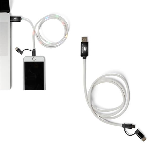 Main Product Image for Light-Up-Your-Logo XL Charging Cable