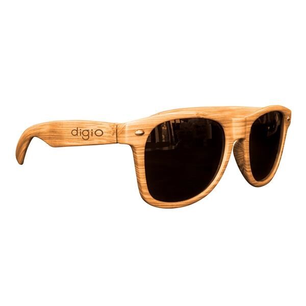 Main Product Image for Light Wood Tone Miami Sunglasses