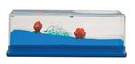 Liquid Wave Paperweight: Clown Fish -  