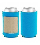 Little Buddy with Burlap-Neoprene Pocket - Teal